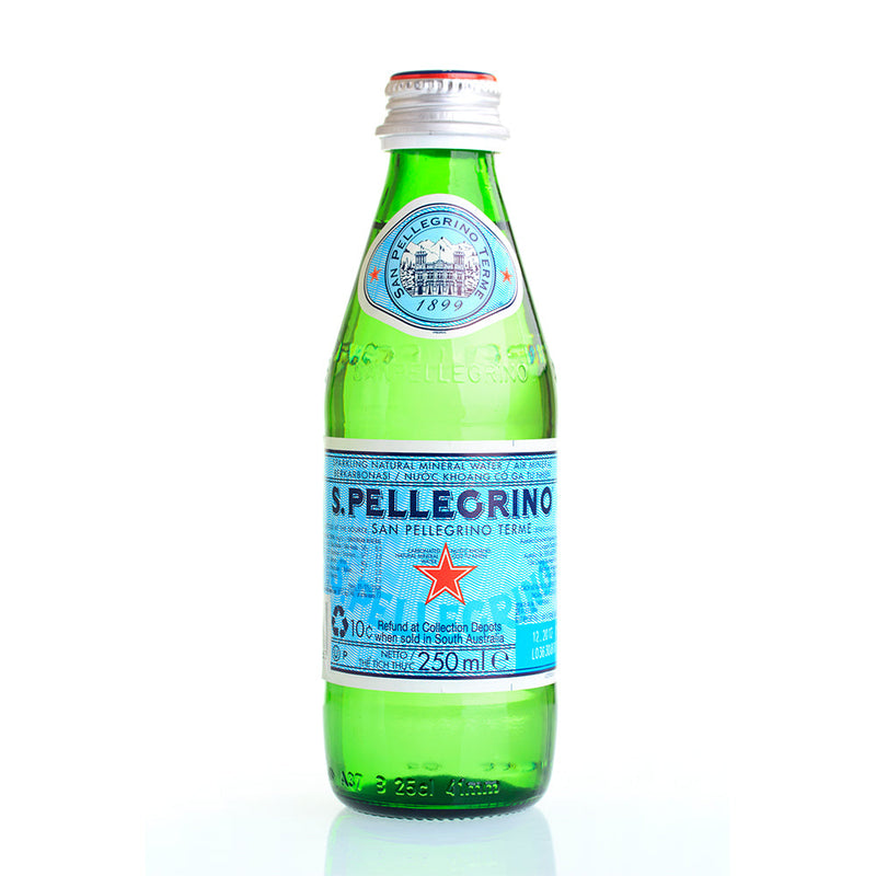 San Pellegrino Sparkling Water 24 X 250ml (Glass Bottle) - GARDEN & PET SUPPLIES