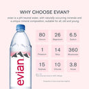 Evian Natural Spring Water 330ml (Pack of 24)