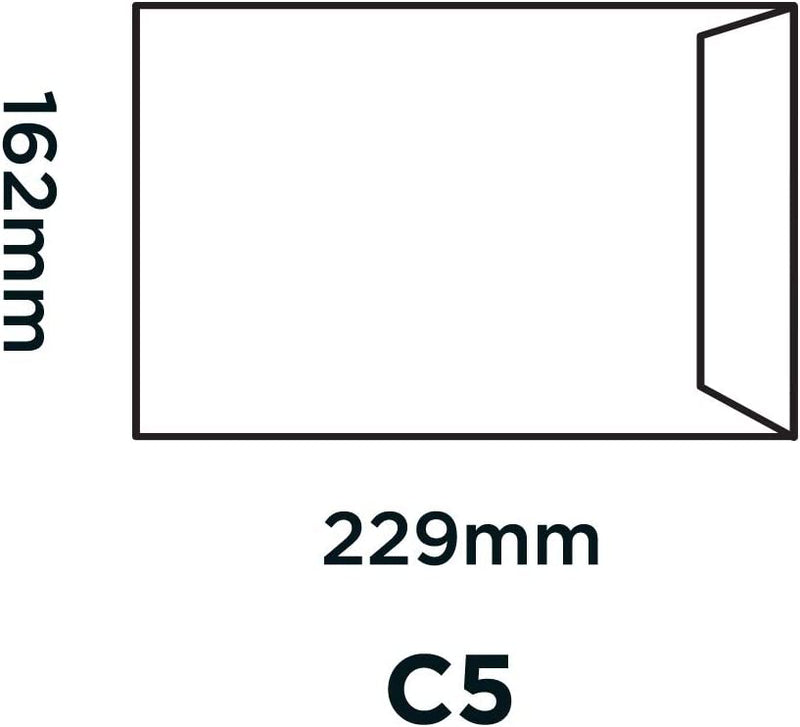 Blake Purely Board Backed Pocket Peel and Seal Manilla C5 229×162mm, x 125 - GARDEN & PET SUPPLIES