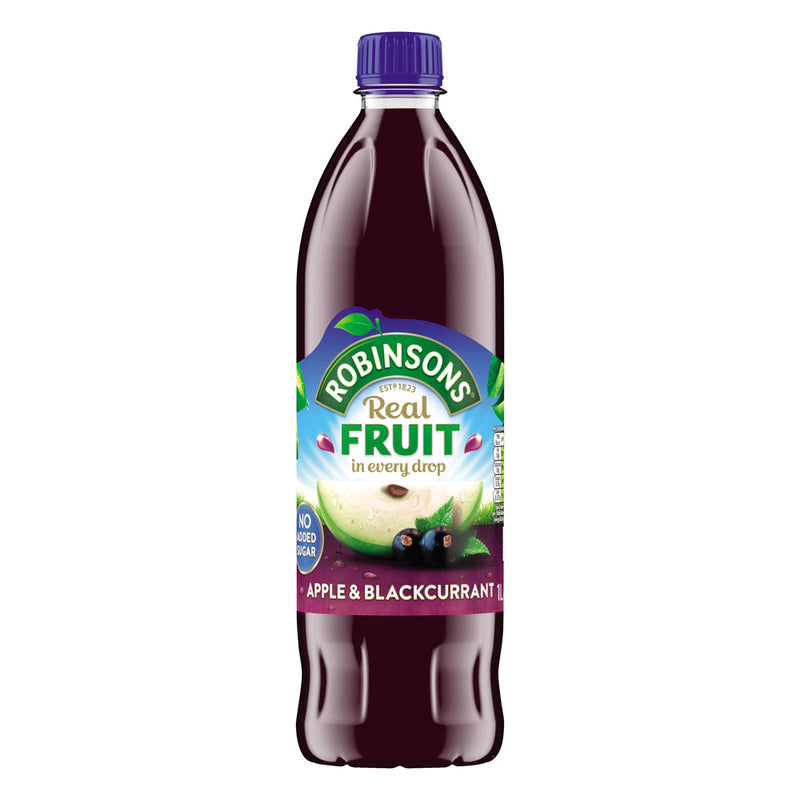 Robinsons Apple/Blackcurrant Squash No Added Sugar 1 Litre 402013 - GARDEN & PET SUPPLIES