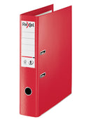 Rexel Choices Lever Arch File Polypropylene Foolscap 75mm Spine Width Red (Pack 10) 2115513 - GARDEN & PET SUPPLIES