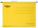 Rexel Classic A4 Suspension File Card 15mm V Base Yellow (Pack 25) 2115588 - GARDEN & PET SUPPLIES