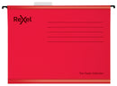 Rexel Classic A4 Suspension File Card 15mm V Base Red (Pack 25) 2115589 - GARDEN & PET SUPPLIES