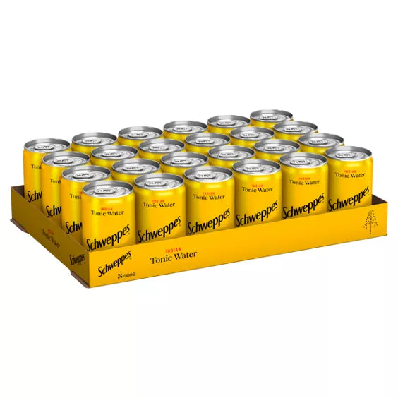 Schweppes Tonic Water Mini Can 150ml x 24