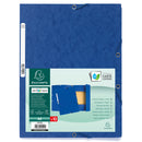 Europa 3 Flap Folder Manilla 240x320mm Elasticated 400gsm Blue (Pack 10) - 55502SE - GARDEN & PET SUPPLIES