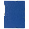 Europa 3 Flap Folder Manilla 240x320mm Elasticated 400gsm Blue (Pack 10) - 55502SE - GARDEN & PET SUPPLIES