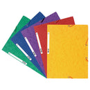 Europa 3 Flap Folder Manilla 240x320mm Elasticated 400gsm Assorted (Pack 10) - 55515E - GARDEN & PET SUPPLIES