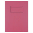 Silvine 229x178mm Red Exercise Book Ruled & Margin 80 Pages Pack of 10 - GARDEN & PET SUPPLIES