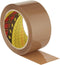 Scotch Packaging Tape Low Noise Brown/Buff 50mmx66m Pack 6 - 72 Roll's {Full Box} - GARDEN & PET SUPPLIES