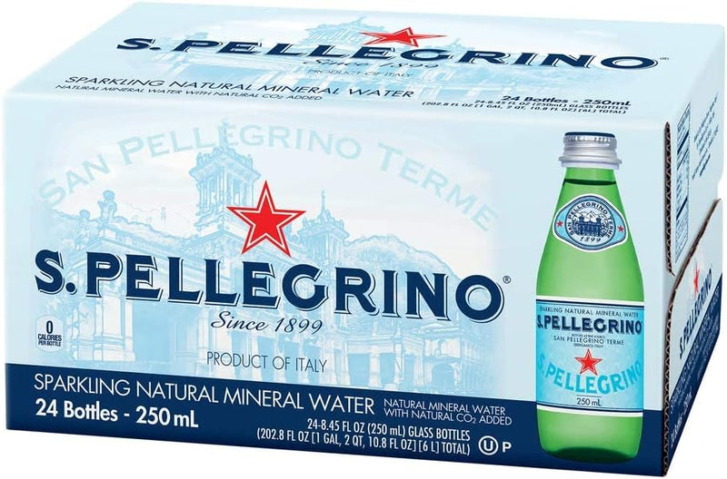 San Pellegrino Sparkling Water 24 X 250ml (Glass Bottle)