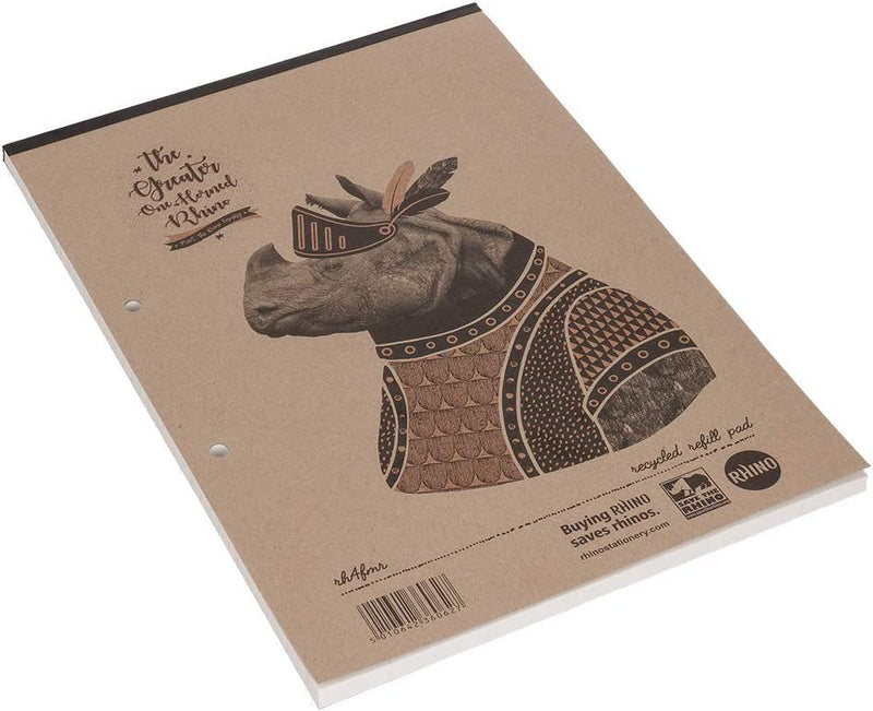 Save The Rhino Recycled Headbound Refill Pad A4 (Pack 5) RH4FMR