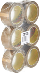 Scotch Packaging Tape Low Noise Brown/Buff 50mmx66m Pack 6 - 72 Roll's {Full Box} - GARDEN & PET SUPPLIES