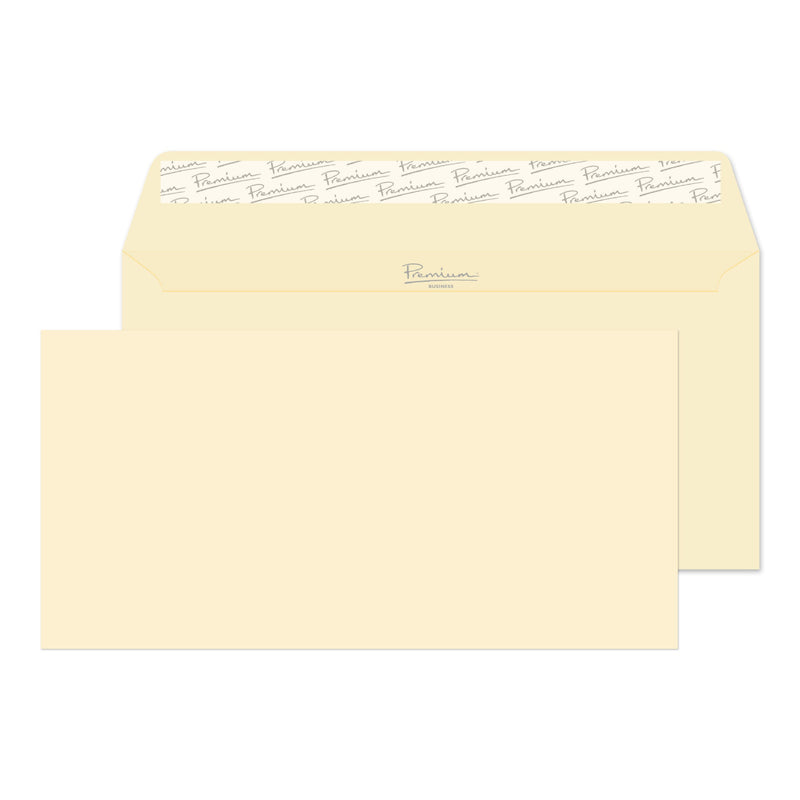 Blake Premium Business Wallet Envelope DL Peel and Seal Plain 120gsm Cream Wove (Pack 500) - 61882 - GARDEN & PET SUPPLIES