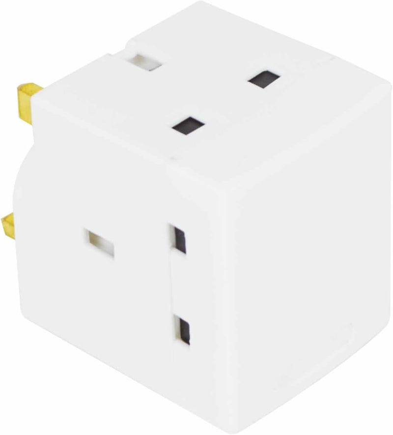 3 Way Double Plug Adaptor