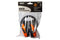 QED Premium Ear Defender with Padded Headband 31SNR {Black/Orange}