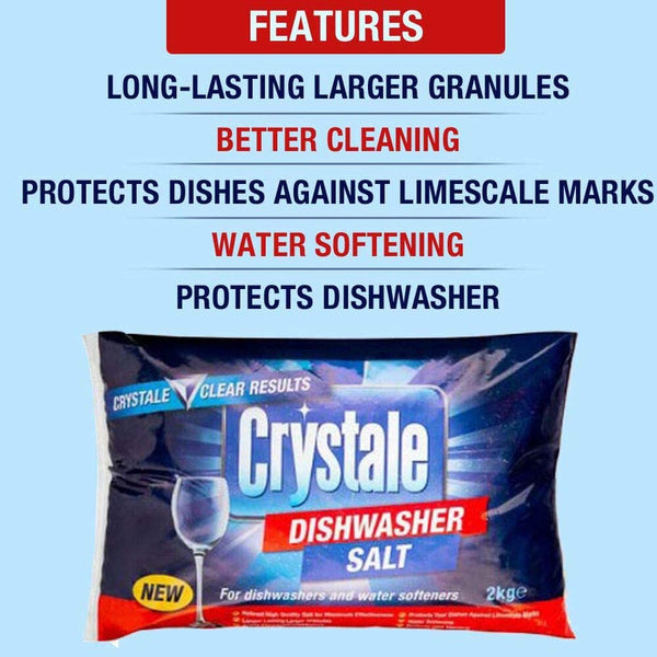 Crystale Dishwasher Salt 2kg