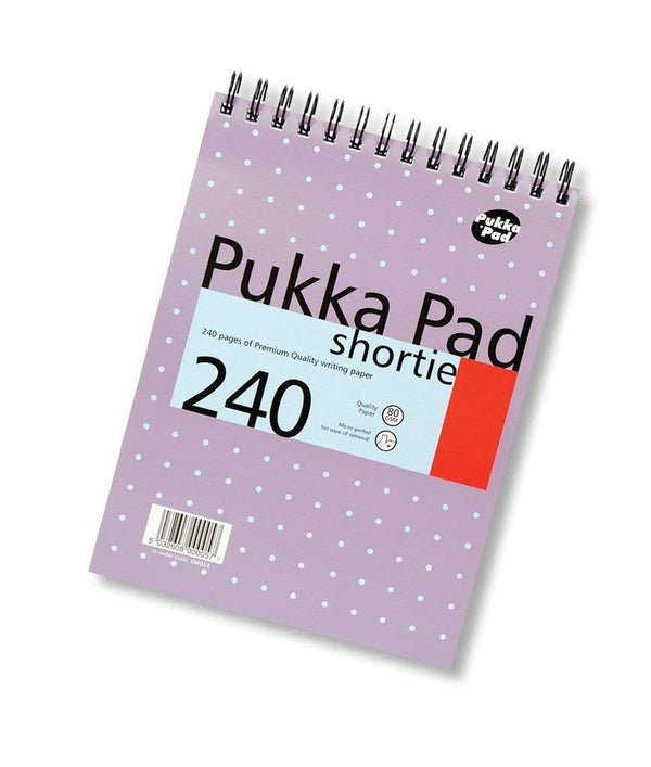 Pukka Pads A5 Shortie Wirebound Writing Pad 80gsm - GARDEN & PET SUPPLIES