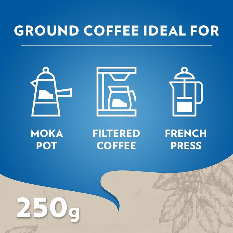 Lavazza Caffè Decaffeinato Ground Coffee 250g