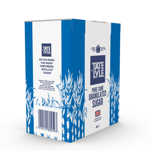 Tate and Lyle Granulated Pure Cane Sugar Drum with Handle 3kg