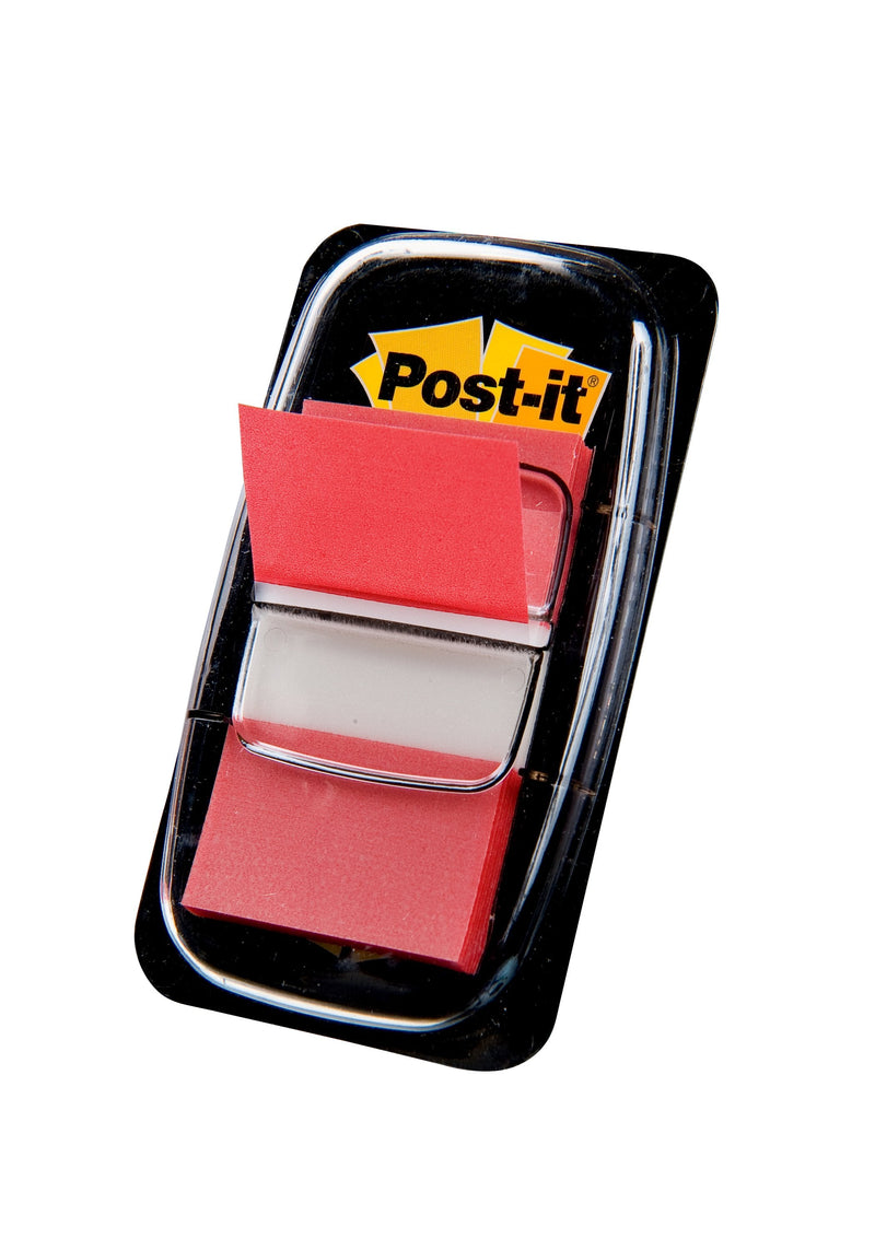 Post-it Index Flags Repositionable 25x43mm 12x50 Tabs Red (Pack 600) 7100089833 - GARDEN & PET SUPPLIES