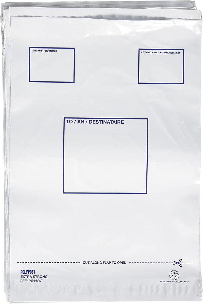 Blake 240mm x 330mm C4+ Polypost Polythene Mailing Bag x 100