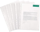 Exacompta - Ref 5920E - PP Punched Pockets (Pack of 50) A4 90Micron