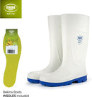 Bekina Easygrip Full Safety Boot White  {All Sizes} - GARDEN & PET SUPPLIES