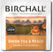 Birchall Prism Enveloped Teabags - Green Tea & Peach 20's.