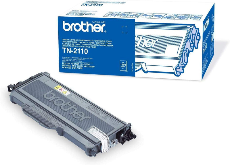 Brother Black Toner Cartridge 1.5k pages - TN2110