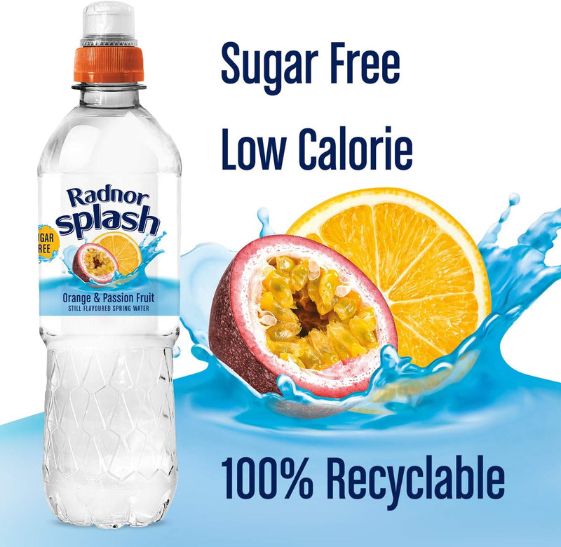 Radnor Splash Sugar Free Orange & Passionfruit 12x500ml