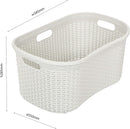 Addis Charcoal Rattan Hipster Laundry Basket