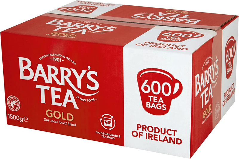 Barrys Tea Gold Blend Tea Bags 600s - GARDEN & PET SUPPLIES