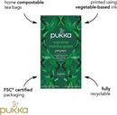 Pukka Supreme Green Matcha Fairtrade WWF Individually Wrapped Tea 20's