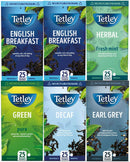 Tetley Envelope Variety Pack 6x25's