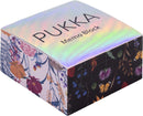 Pukka Pad, Bloom Memo Block â€“ 500 Sheets of White 70GSM Note Paper â€“ 80 x 80mm, Floral Printed Edges.