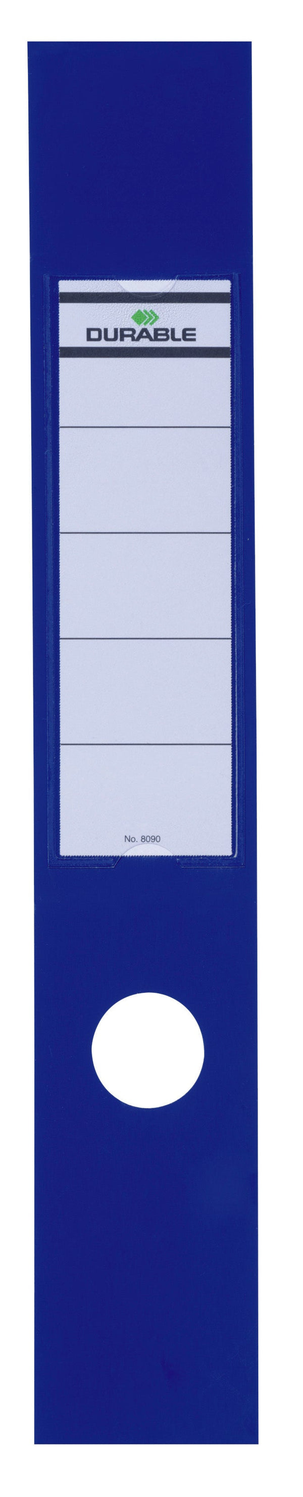 Durable Ordofix Lever Arch File Spine Label PVC 60x390mm Blue (Pack 10) 809006 - GARDEN & PET SUPPLIES