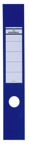 Durable Ordofix Lever Arch File Spine Label PVC 60x390mm Blue (Pack 10) 809006 - GARDEN & PET SUPPLIES