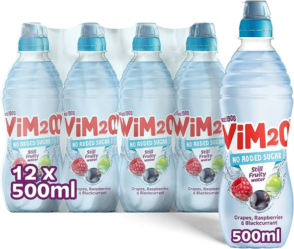 Vim2O Water 500ml Still Sportscap (Pack of 12)