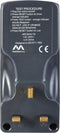 Masterplug Single Socket RCD Safety Adaptor, Black