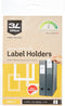 3L Office  (35mm x 102mm) Label Holders (Clear) Pack of 12 - GARDEN & PET SUPPLIES