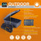 Masterplug Weatherproof Electric Box & 10m 4 Gang Extention Lead