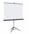 Bi-Office Portable Tripod Projection Screen 1250x1250mm Black Border Black Housing - 9D006028 - GARDEN & PET SUPPLIES