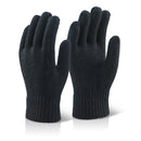 Beeswift Acrylic Fibre Gloves Black  Pack 10's