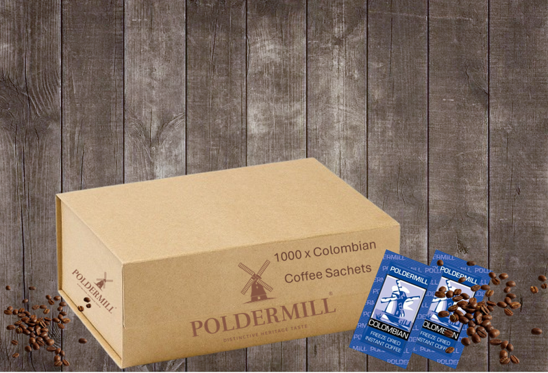 Colombian Coffee Sachets 1000's by Poldermill Great Value Room Supplies