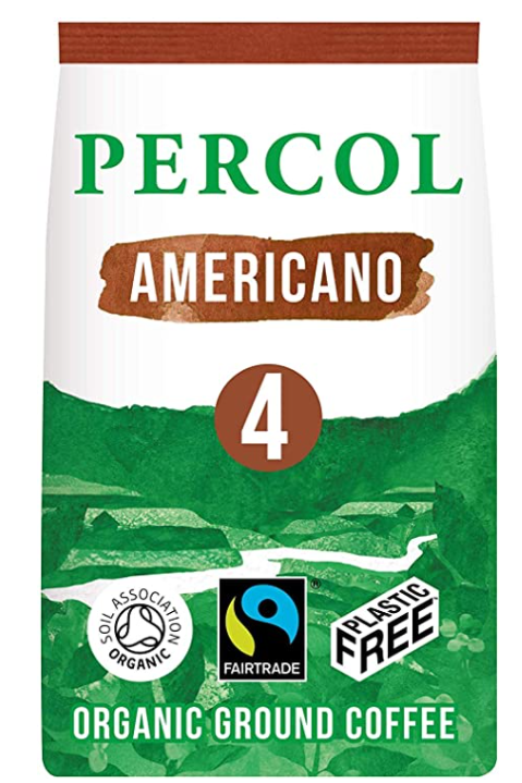 Percol Fairtrade All Day Americano Ground Coffee 200g - GARDEN & PET SUPPLIES