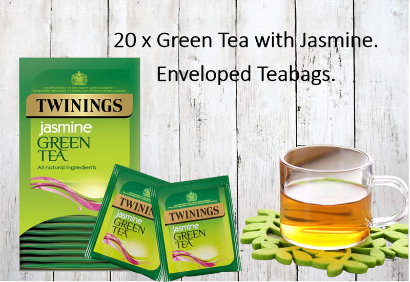 Twinings Green Tea with Jasmine Enveloped 20's