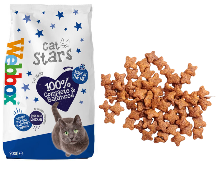 Webbox Cat Stars Complete Cat Food 1-7 Years 900g