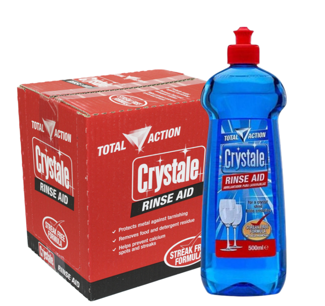 Crystale Streak Free Formula Dishwasher Rinse Aid 500ml