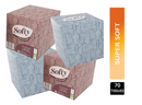 Softy 2ply White Cosmetic Cube Tissues 70's by Janit-X