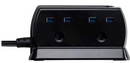 Masterplug Heavy Duty 4 Socket Surge Protected Extension Lead, 2 USB Ports